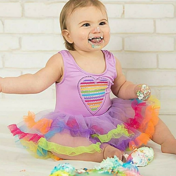 Raibow tutu and leotard - Picture 2 of 2